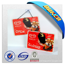 3D Lenticular Open&Closed Signs with Rope and Sucker